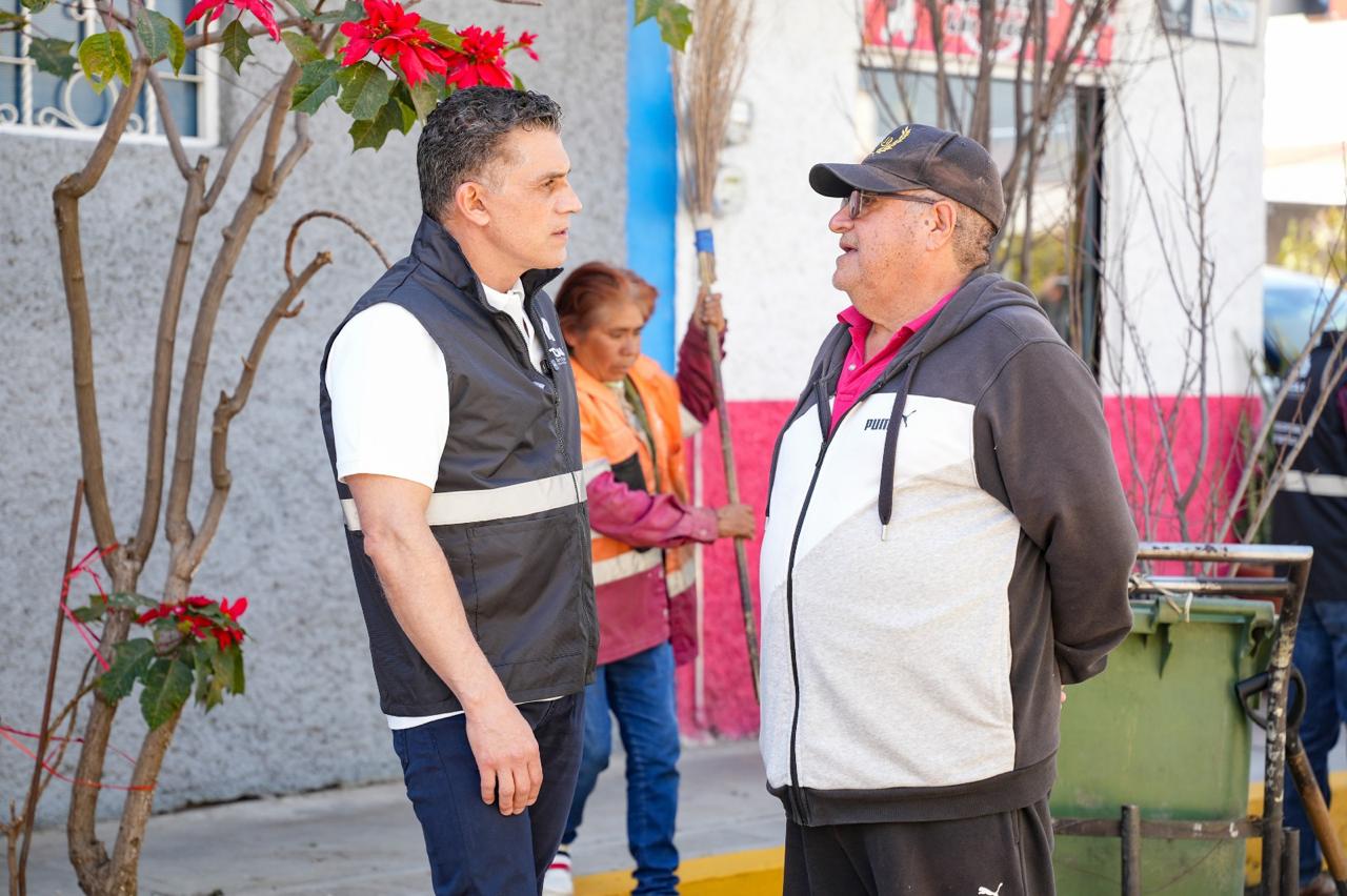 Destaca alcalde Alfonso Sánchez colaboración de vecinas y vecinos en acciones de Menos escritorio y más territorio